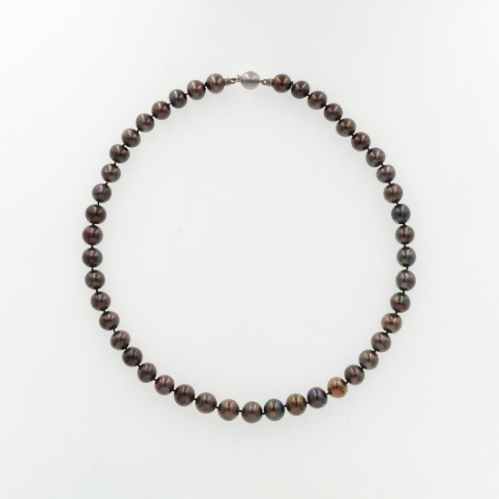 Εικόνα της Κολιέ με Μαύρα Μαργαριτάρια